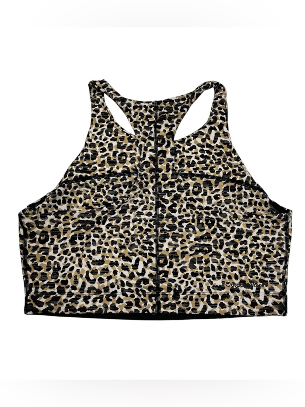 Outdoor Voices Move Free Leopard Print Sports Bra Women's Size XL - Picture 3 of 11
